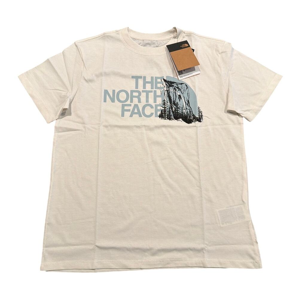 NWT The North Face Novelty Graphic Tee, Women’s Small, White Dune